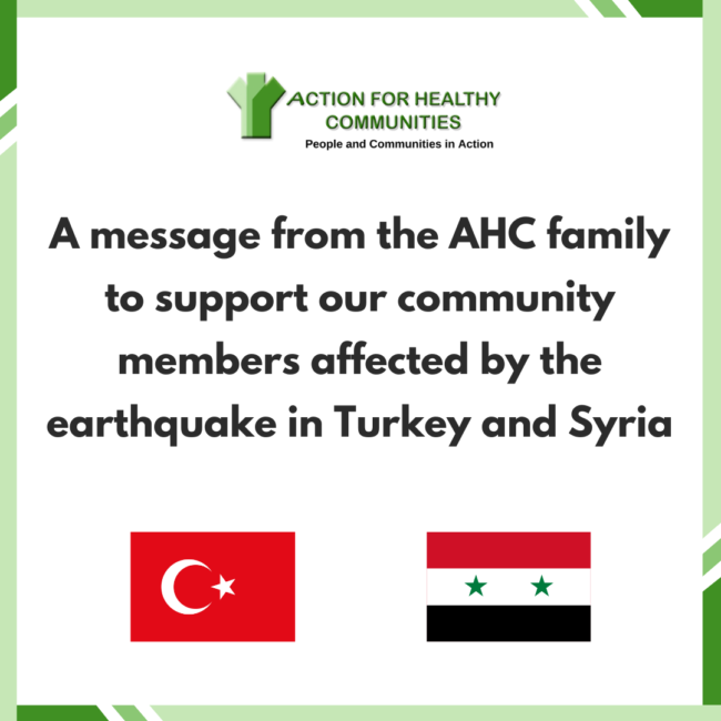 A message from the AHC family to support our community members affected by the earthquake in Turkey and Syria IG FB (2)